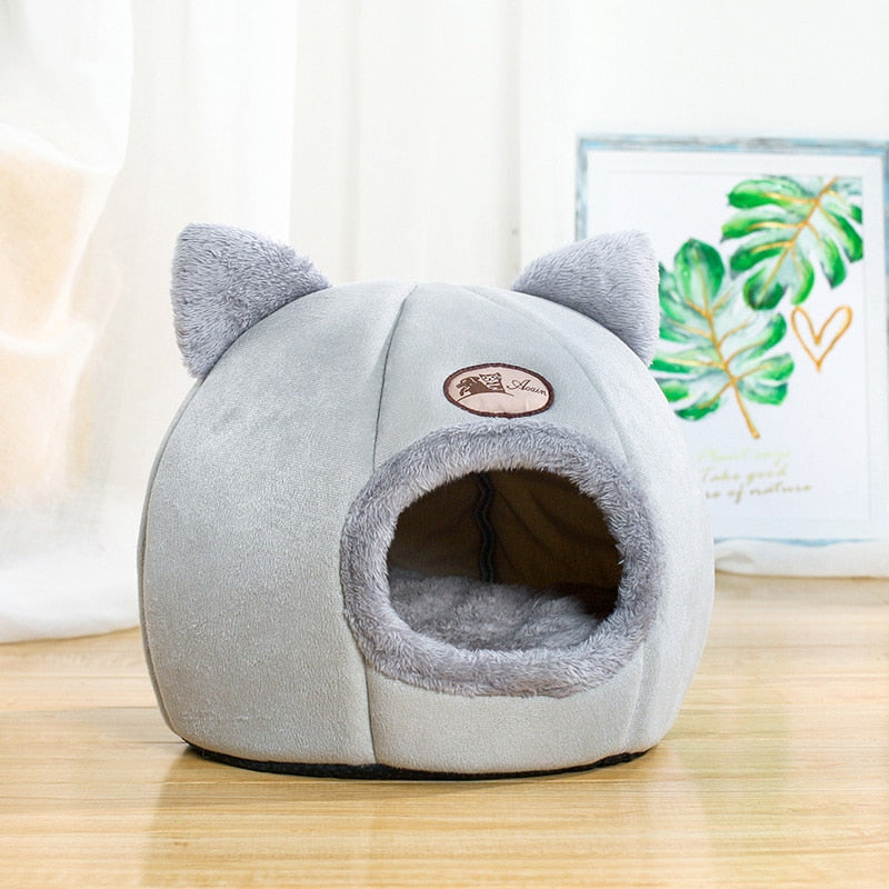 New Deep Sleep Comfort In Winter Cat Bed Iittle Mat Basket Small Dog House Products Pets Tent Cozy Cave Nest Indoor Cama Gato-2